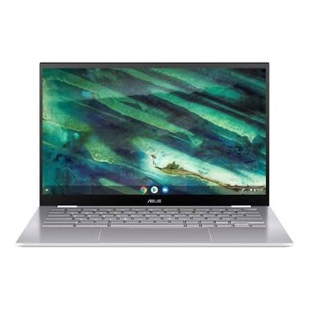 ASUS CHROMEBOOK FLIP C436FA 14" 8 GB 256 GB SSD I5-10210U 1.60 GHz CHROME OS SILBER ENGLISCH (Akzeptabel)
