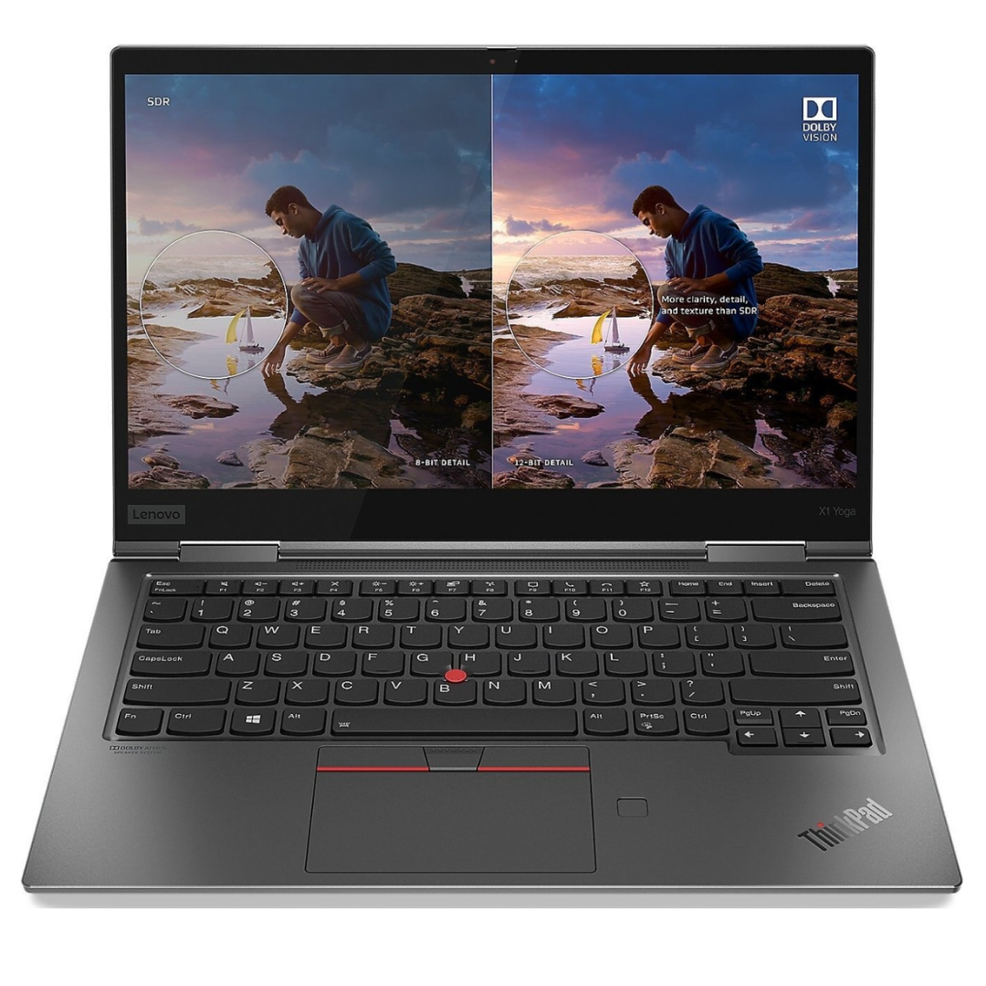 LENOVO THINKPAD X1 YOGA GEN 5 14" 16 GB 256 GB SSD I7-10610U 1,80 GHz W11H SPACE GRAY ENGLISCH GB (Gut)