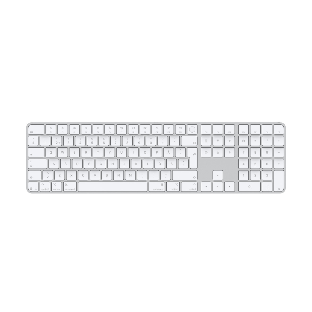 Apple Magic Keyboard MMMR3S/A mit Touch ID Ziffernblock - Schwedische Tastatur