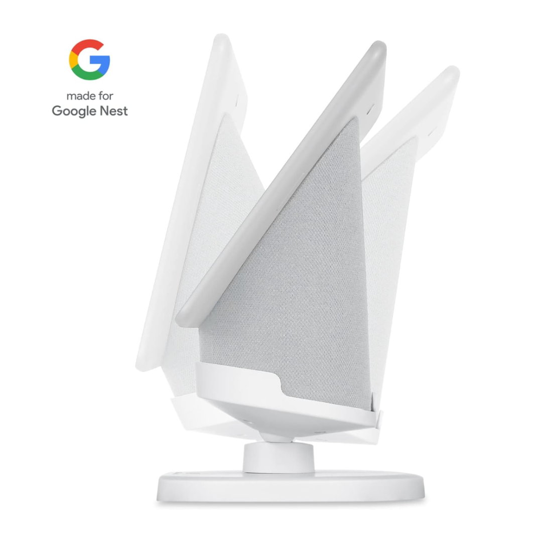Google Nest Hub Max Intelligenter Lautsprecher - Kreide (GA00426-US)