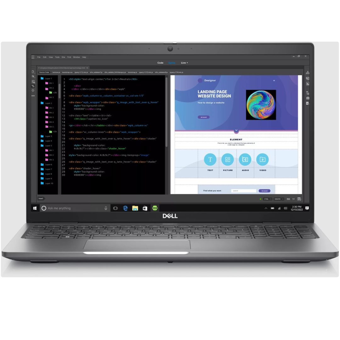 Dell PRECISION 3580 I7-1360P 15,6" ENGLISCH, GB TASTATUR