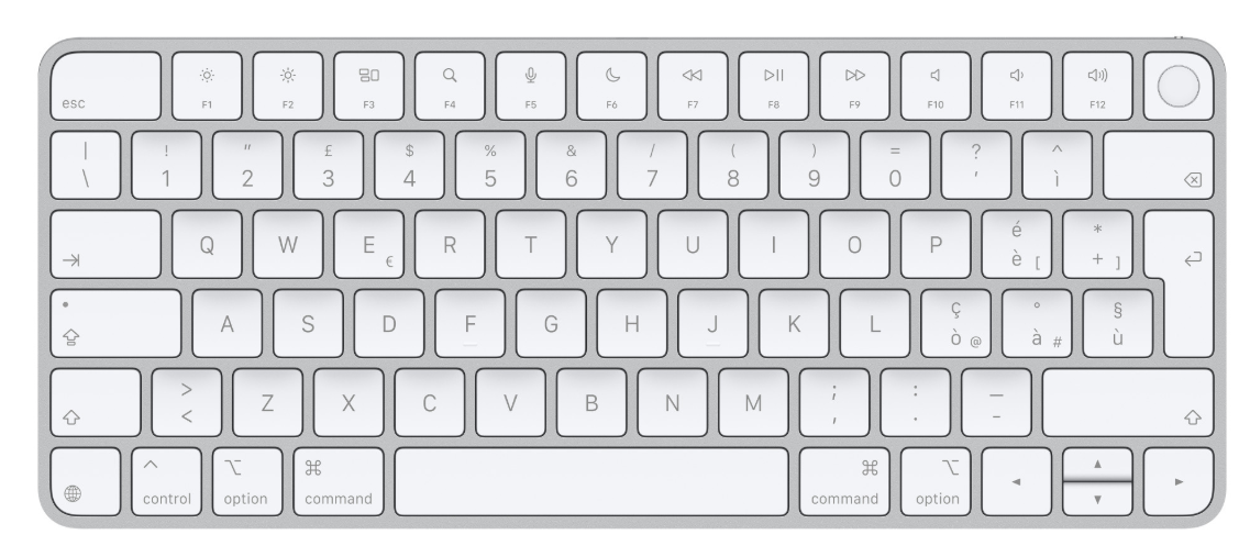 Apple Magic Keyboard MK293T/A – ITALIENISCHE TASTATUR mit Fingerabdrucksensor
