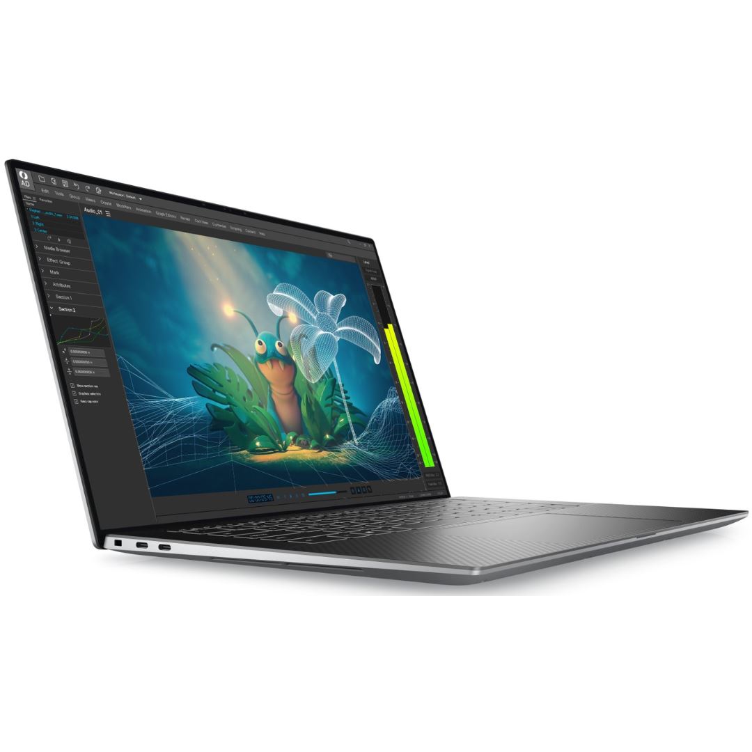 DELL PRECISION 5570 16" 32 GB 1000 GB SSD CORE I7-12800H 4,80 GHz W11P SPACE GRAU ITALIENISCH (Sehr gut)
