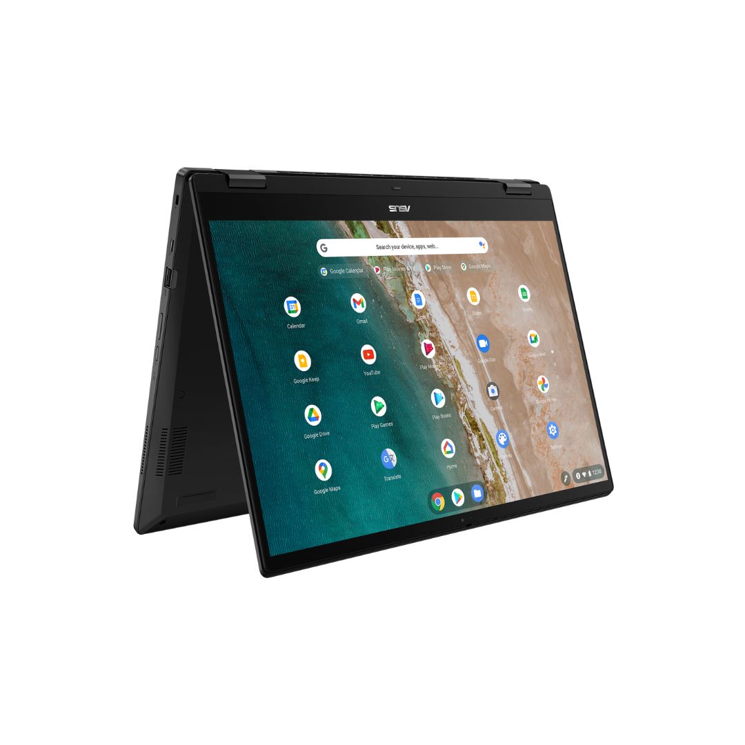 ASUS CHROMEBOOK FLIP CX5 14" 8 GB 256 GB SSD I5-1135G7 2.40 GHz CHROME OS WHITE Englisch (Sehr gut)