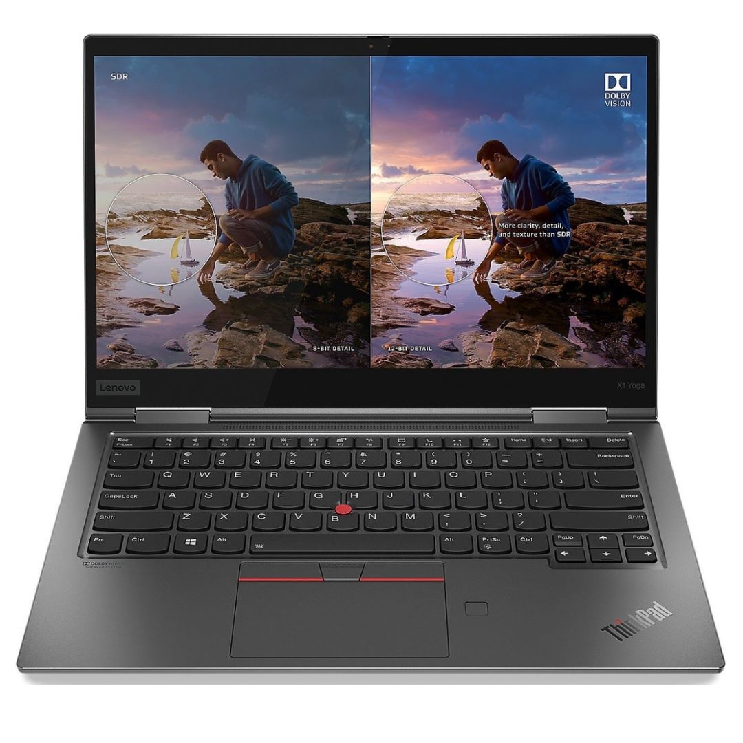 LENOVO THINKPAD X1 YOGA GEN 5 14" 16 GB 256 GB SSD I7-10610U 1,80 GHz W11P WELTRAUMGRAU ENGLISCH GB (Akzeptabel)