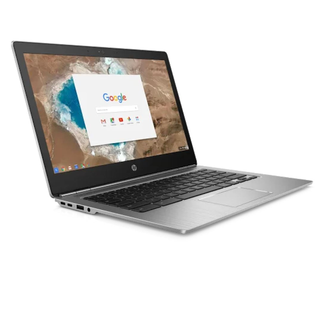 HP CHROMEBOOK 13 G1 13" 16 GB 32 GB MMC M7-6Y75 1.20 GHz CHROME OS SILBER/SCHWARZ ENGLISCH INTERNATIONAL (Akzeptabel)
