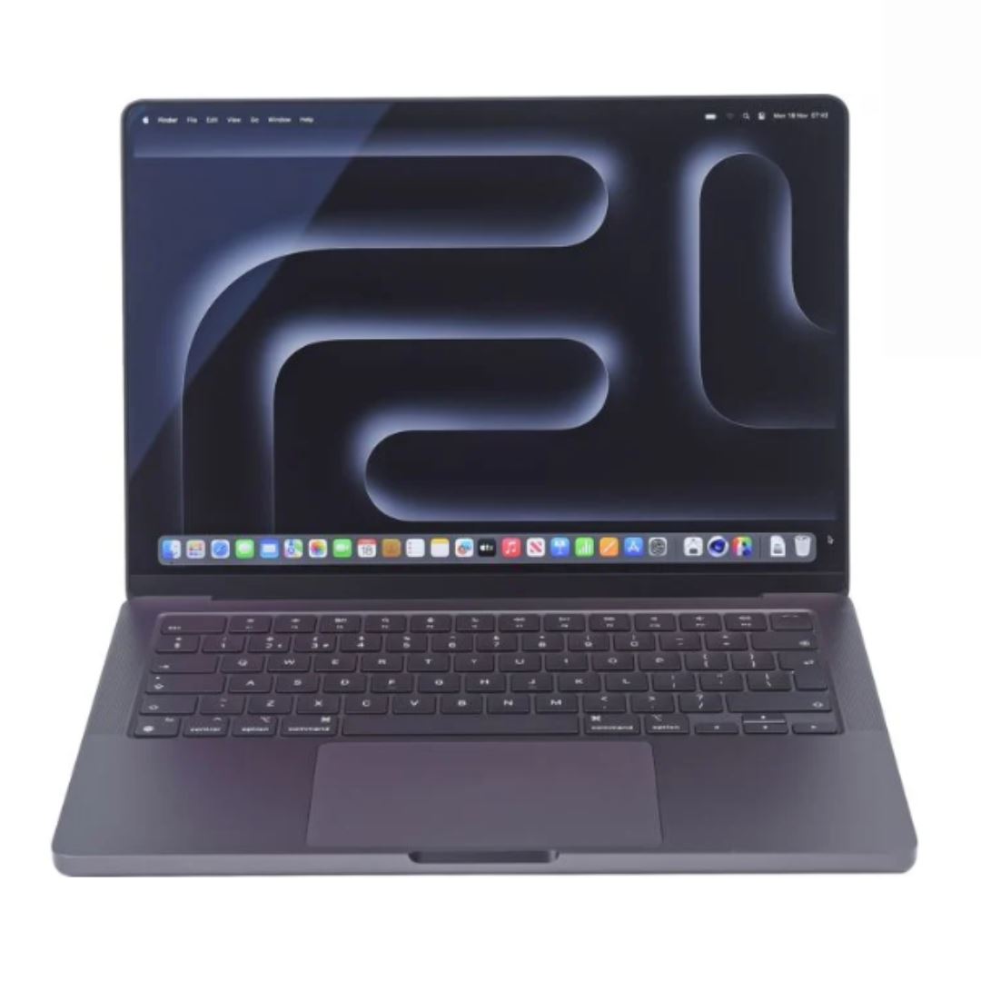 APPLE MacBook Pro 2024 A3112 14" 16 GB 512 GB SSD APPLE M4 4.4 GHz DUNKELGRAU ENGLISCH INTERNATIONAL (Akzeptabel)
