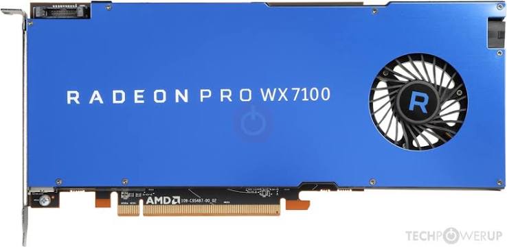 AMD RADEON PRO WX7100-Grafikkarte