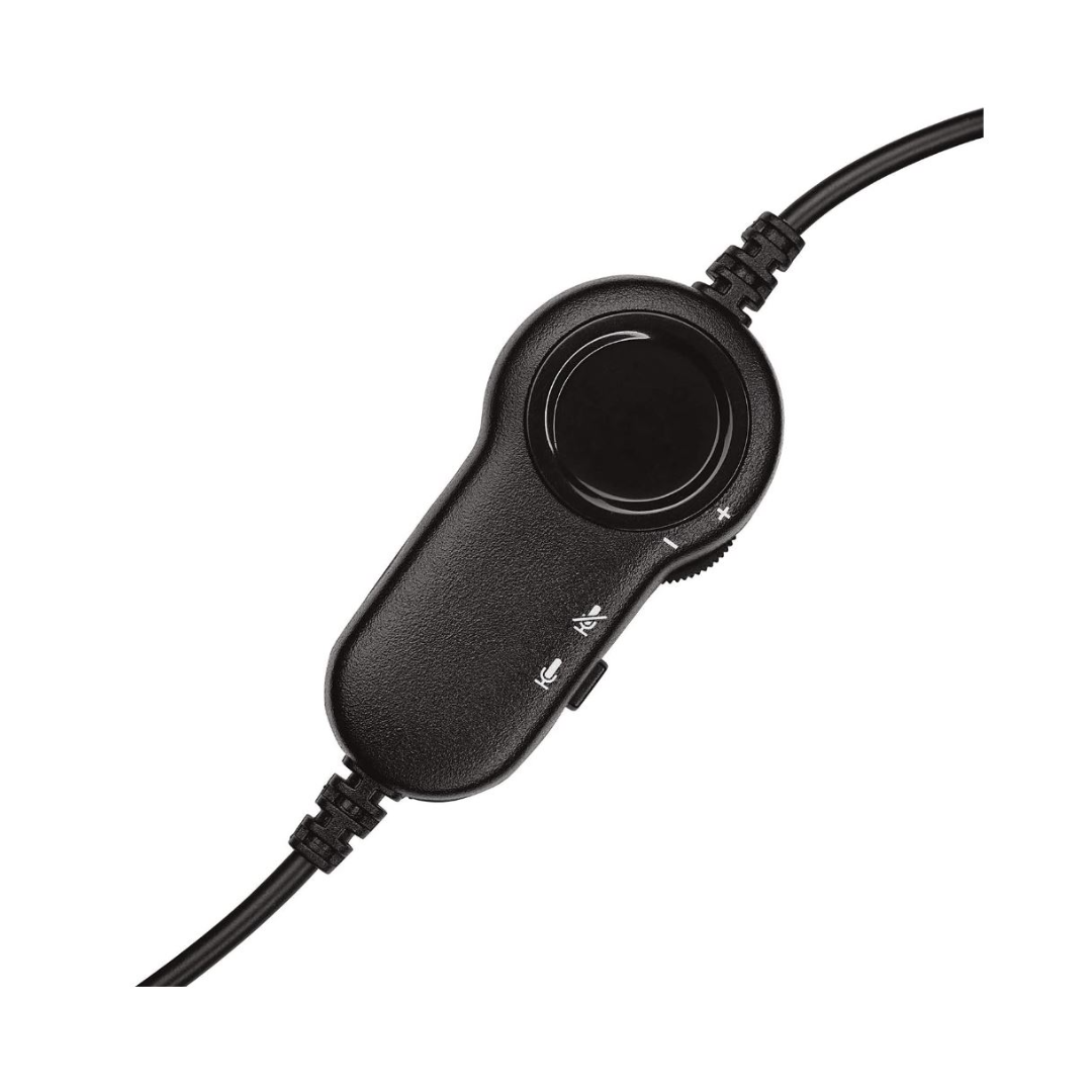 Logitech H151 Kabelgebundenes Headset, Stereo-Kopfhörer mit drehbarem geräuschunterdrückendem Mikrofon