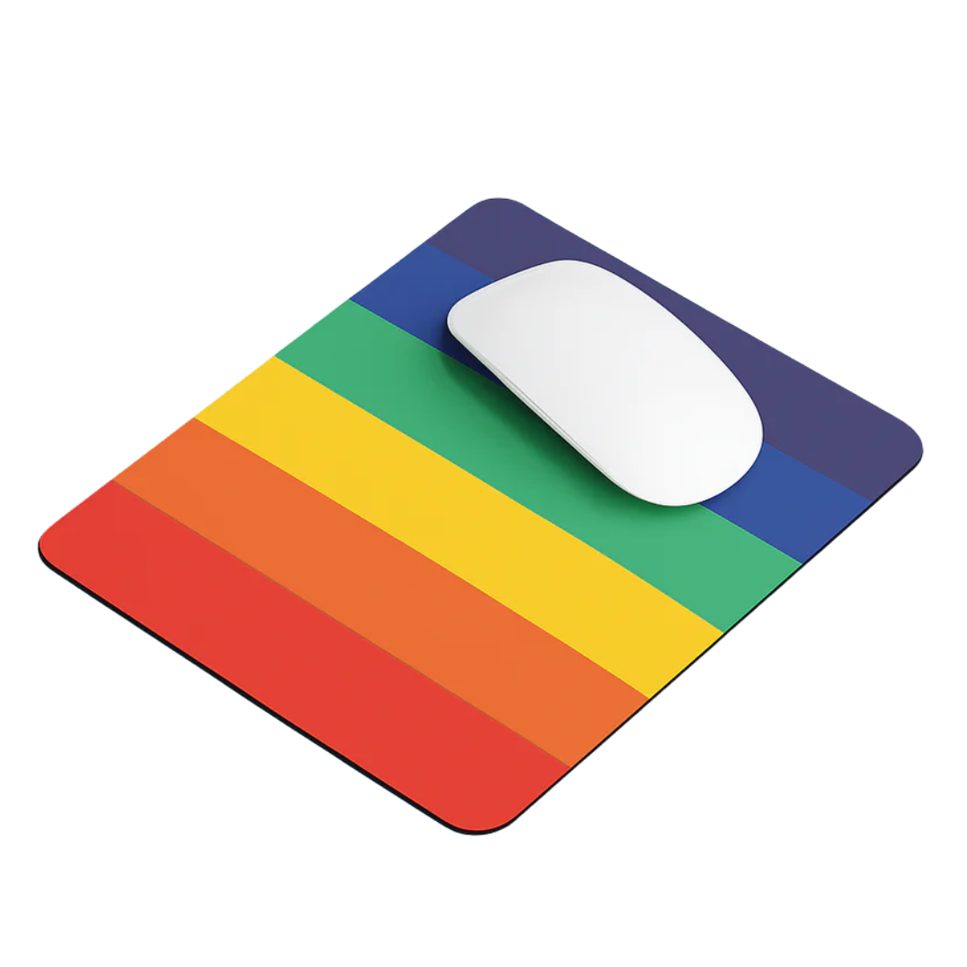 Lebhaftes Regenbogen-Pride-Mauspad