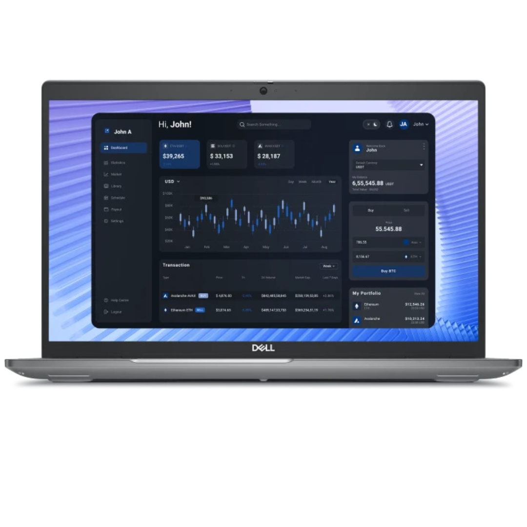 DELL PRECISION 3490 14" 8 GB 256 GB SSD Ultra 5 135H 4,60 GHz W11H SILBER ENGLISCH GB (Sehr gut)